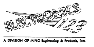 ELECTRONICS 123 A DIVISION OF MING ENGINEERING & PRODUCTS, INC. logo