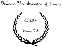 ELECTRONICS FILERS ASSOCIATION OF AMERICA E.F.A.O.A. WINNERS CIRCLE logo