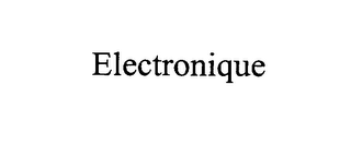 ELECTRONIQUE logo