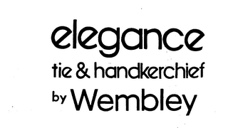 ELEGANCE TIE & HANDKERCHIEF BY WEMBLEY logo
