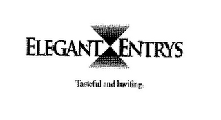 ELEGANT ENTRYS TASTEFUL AND INVITING. logo