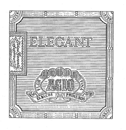 ELEGANT FLOR AGIO FINA TABACOS PRIMEROSTABACS GARANTIS SUPERIEURS logo