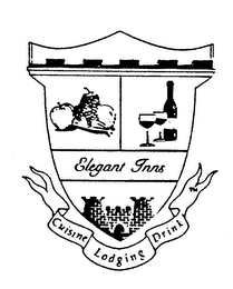 ELEGANT INNS CUISINE LODGING DRINK logo