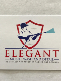 ELEGANT MOBILE WASH AND DETAIL THE SIMPLEST WAY TO GET IT WASHED AND DETAILED logo