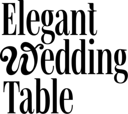 ELEGANT WEDDING TABLE logo