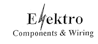 ELEKTRO COMPONENTS AND WIRING logo