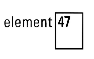 ELEMENT 47 logo