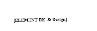 [ELEMENT RE & DESIGN] logo