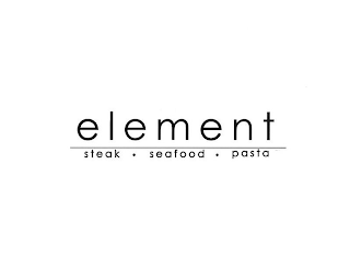 ELEMENT STEAK SEAFOOD PASTA logo