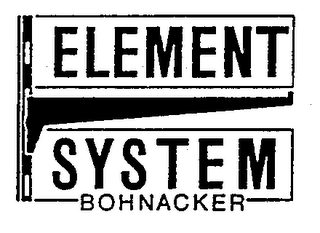 ELEMENT SYSTEM BOHNACKER