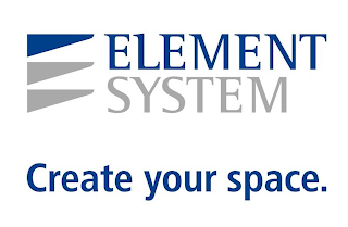 ELEMENT SYSTEM CREATE YOUR SPACE. logo