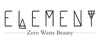 ELEMENT ZERO WASTE BEAUTY logo