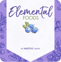 ELEMENTAL FOODS BY MATETIC FARMS logo