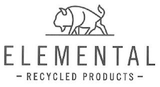 ELEMENTAL -RECYCLED PRODUCTS- logo
