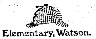 ELEMENTARY, WATSON. logo