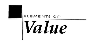 ELEMENTS OF VALUE logo