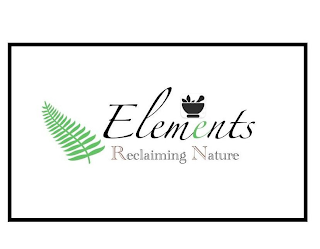 ELEMENTS RECLAIMING NATURE logo