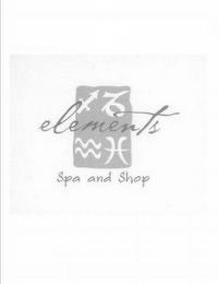 ELEMENTS SPA AND SHOP logo