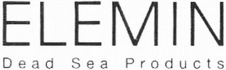 ELEMIN DEAD SEA PRODUCTS logo
