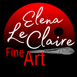 ELENA LECLAIRE FINE ART logo