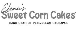 ELENA'S SWEET CORN CAKES HAND CRAFTED VENEZUELAN CACHAPAS logo