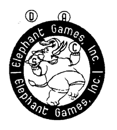 ELEPHANT GAMES, INC. D A C S logo