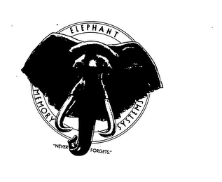 ELEPHANT MEMORY SYSTEMS NEVER FORGETS logo