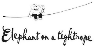 ELEPHANT ON A TIGHTROPE logo