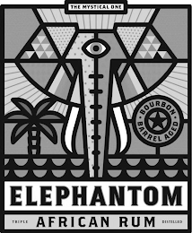 ELEPHANTOM THE MYSTICAL ONE BOURBON BARRELL AGED TRIPLE AFRICAN RUM DISTILLED logo