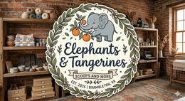 ELEPHANTS & TANGERINES SCOOPS AND MORE EST. 2026 | BRAMBLETON, VA logo