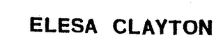 ELESA CLAYTON logo