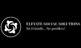 ELEVATE SOCIAL SOLUTIONS NO FRIENDS... NO PROBLEM! logo