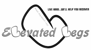 ELEVATED LEGS, FRESH SQUEEZED LEGS, LIVE HARD...WE'LL HELP YOU RECOVER logo