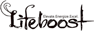 ELEVATE.ENERGIZE.EXCEL LIFEBOOST logo