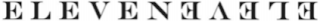 ELEVEN ELEVEN logo