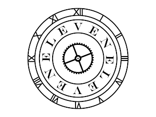 ELEVEN ELEVEN  I II III I V VI VII VIII IX X XI XII logo