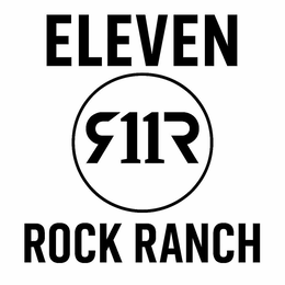 ELEVEN ROCK RANCH 11 RR logo