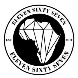 ELEVEN SIXTY SEVEN EST 2014 ELEVEN SIXTY SEVEN logo
