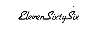 ELEVEN SIXTY SIX logo