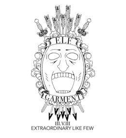 ELF. GARMENT III.V.III EXTRAORDINARY LIKE FEW logo