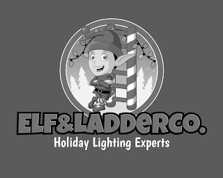 ELF & LADDER CO. HOLIDAY LIGHTING EXPERTS logo
