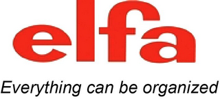 ELFA EVERYTHING CAN BE ORGANIZED logo