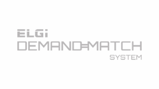 ELGI DEMAND=MATCH SYSTEM logo