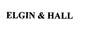 ELGIN & HALL logo