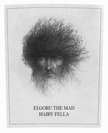 ELGORU THE MAD HAIRY FELLA logo