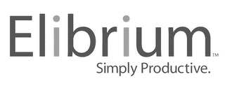 ELIBRIUM SIMPLY PRODUCTIVE