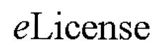 ELICENSE logo