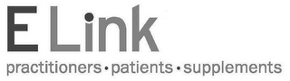 ELINK PRACTITIONERS · PATIENTS · SUPPLEMENTS logo