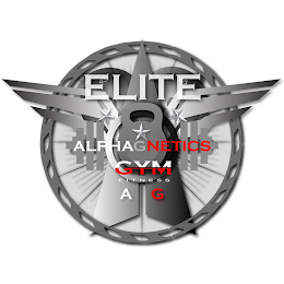 ELITE ALPHAGNETICS GYM FITNESS A G 45 45 logo