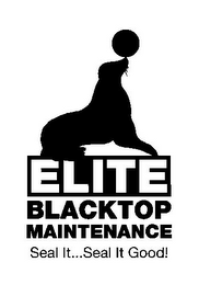 ELITE BLACKTOP MAINTENANCE SEAL IT...SEAL IT GOOD! logo